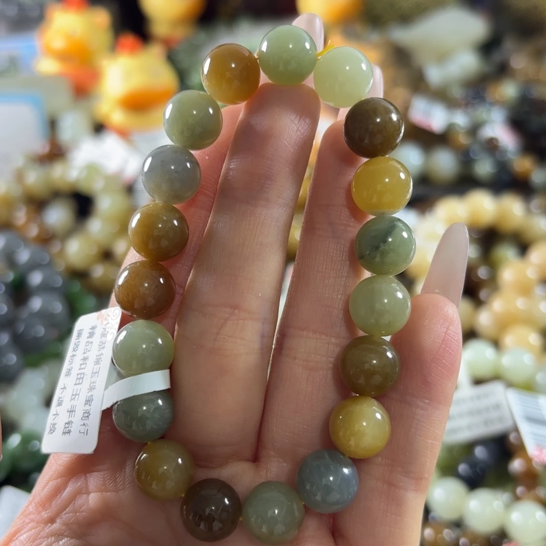 和田玉未镶嵌手串49