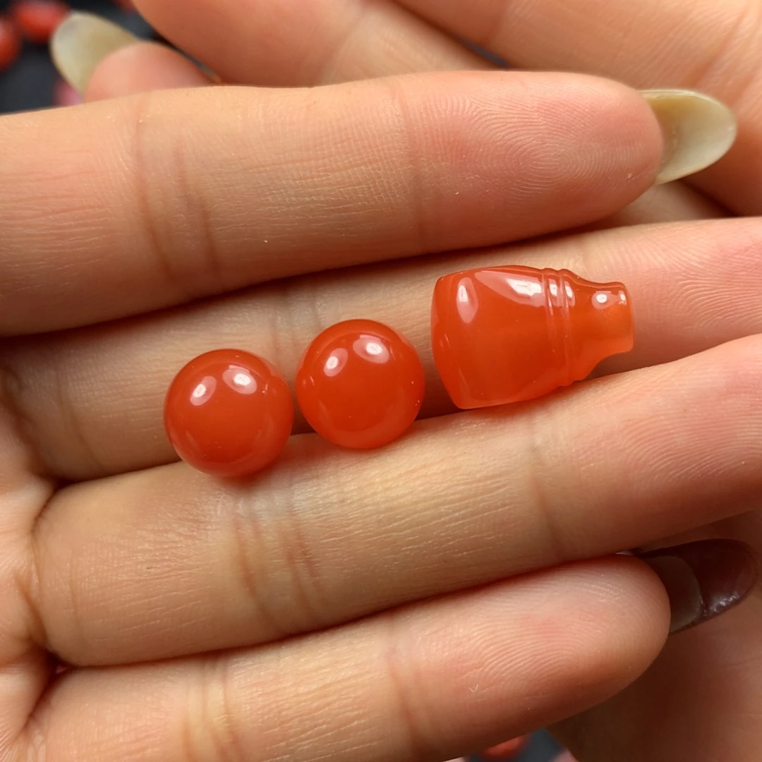 南红玛瑙套装未镶嵌I***O