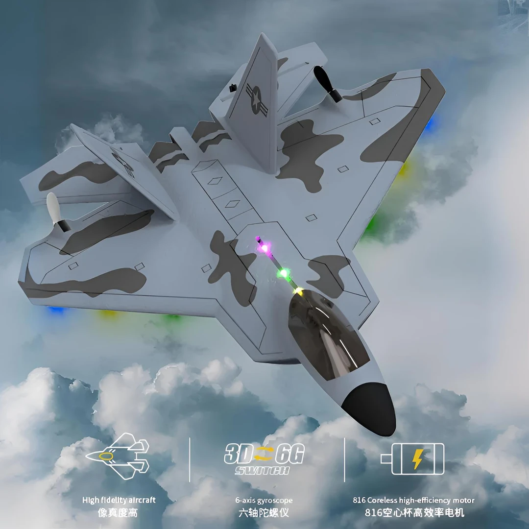 专业四通道遥控飞机战斗机固定翼航模比赛特技青少年电动滑翔玩具
