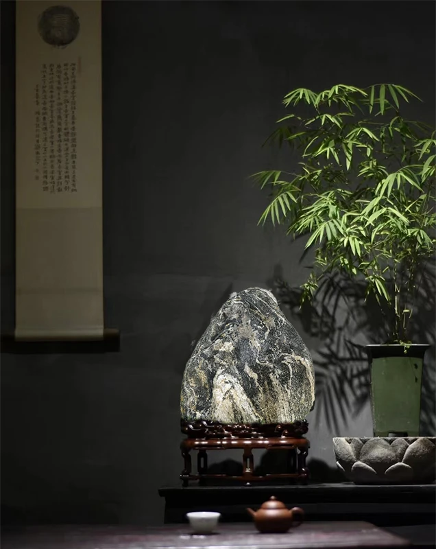 奇石原石石头摆件靠山石老料风化平安石办公室客厅玄关桌面摆件