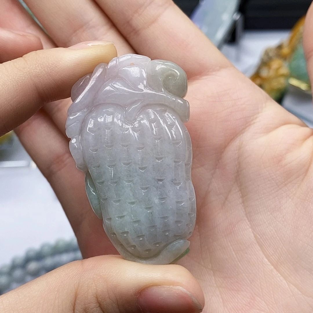 颈饰未镶嵌翡翠翡翠A货