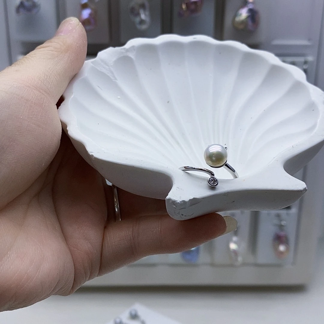 颈饰合金淡水珍珠