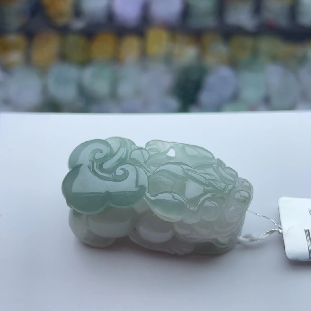 翡翠颈饰未镶嵌貔貅