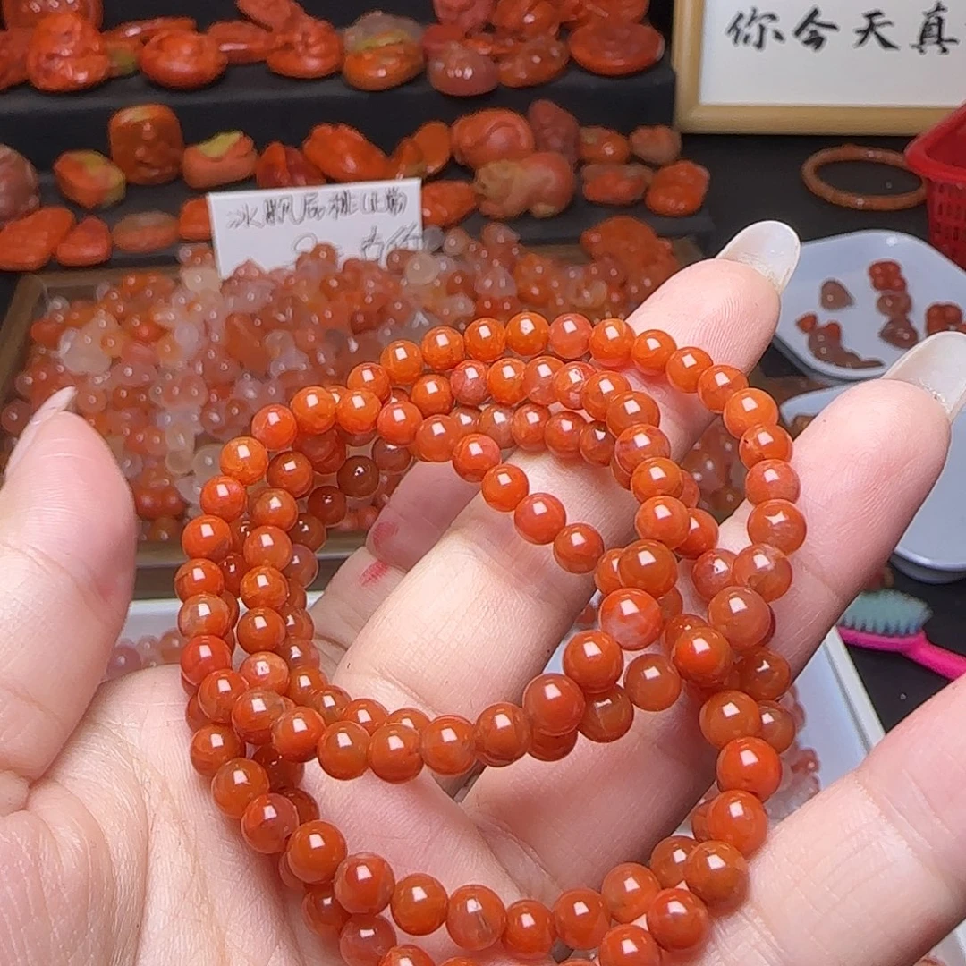 南红玛瑙未镶嵌颈饰6