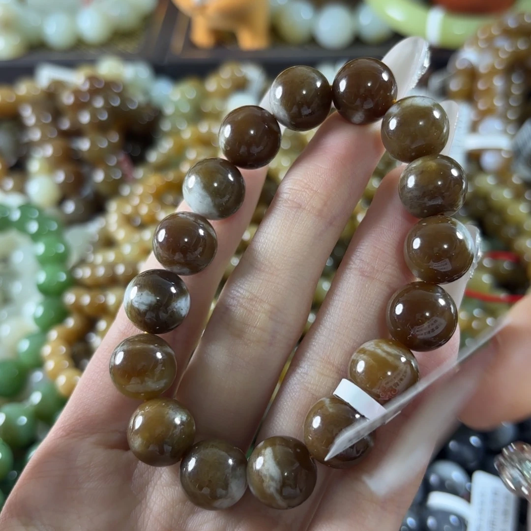 和田玉未镶嵌手链33