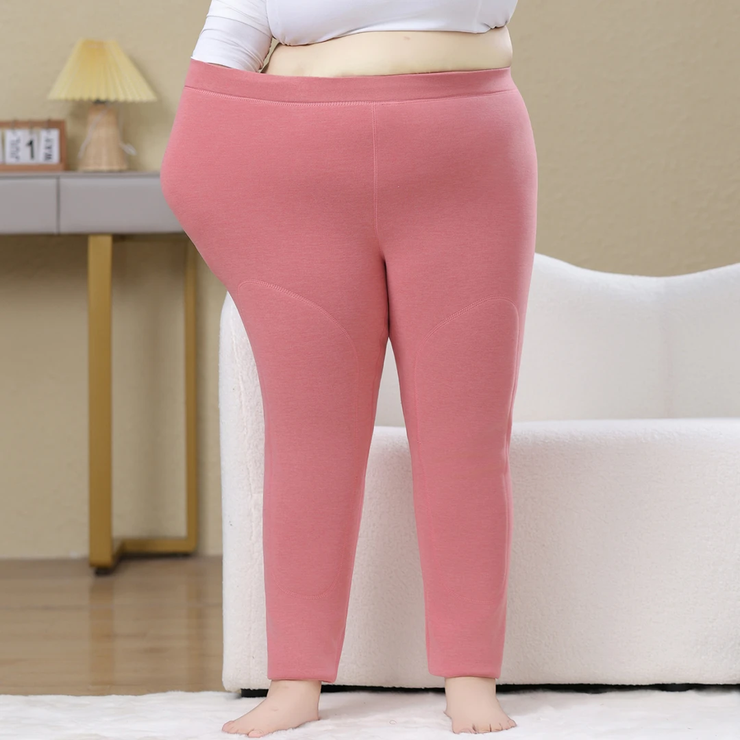 特体加肥大码加绒加厚中老年人女装棉裤打底裤胖妈妈冬季内搭裤子