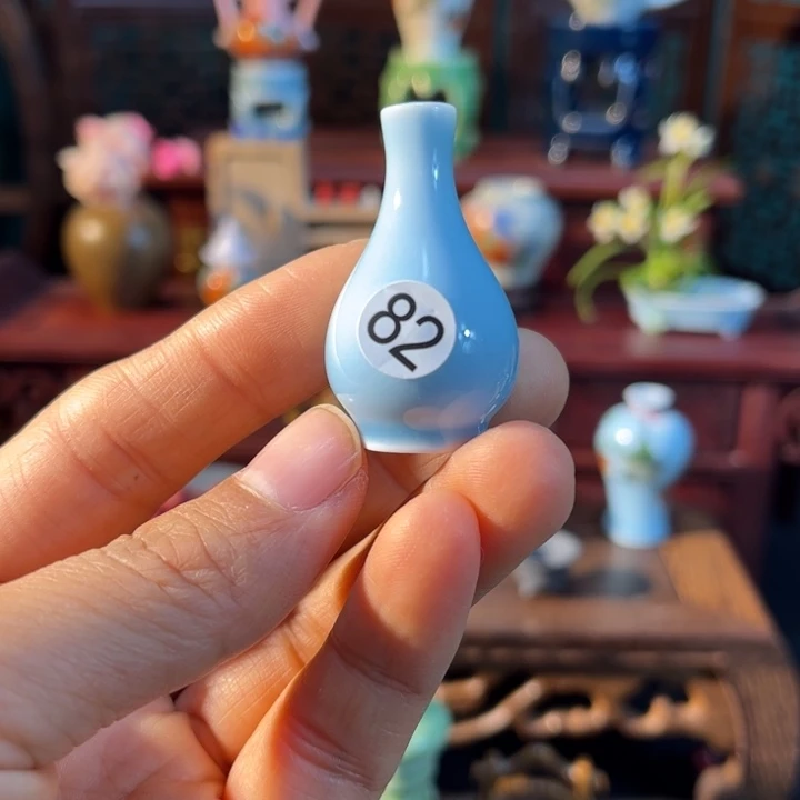 摆件微陶老王迷你花瓶