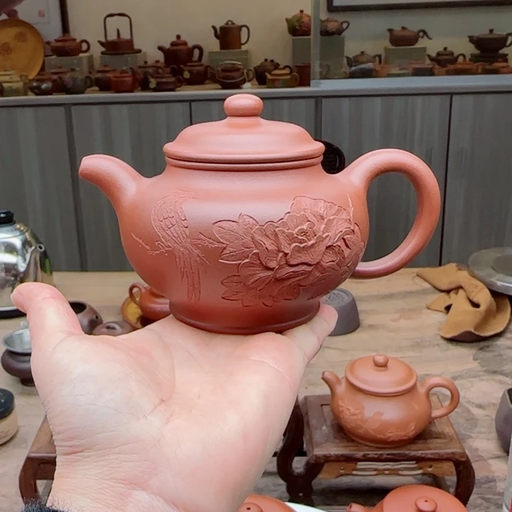 紫砂茶壶老清水240 c C双工夫妻作品