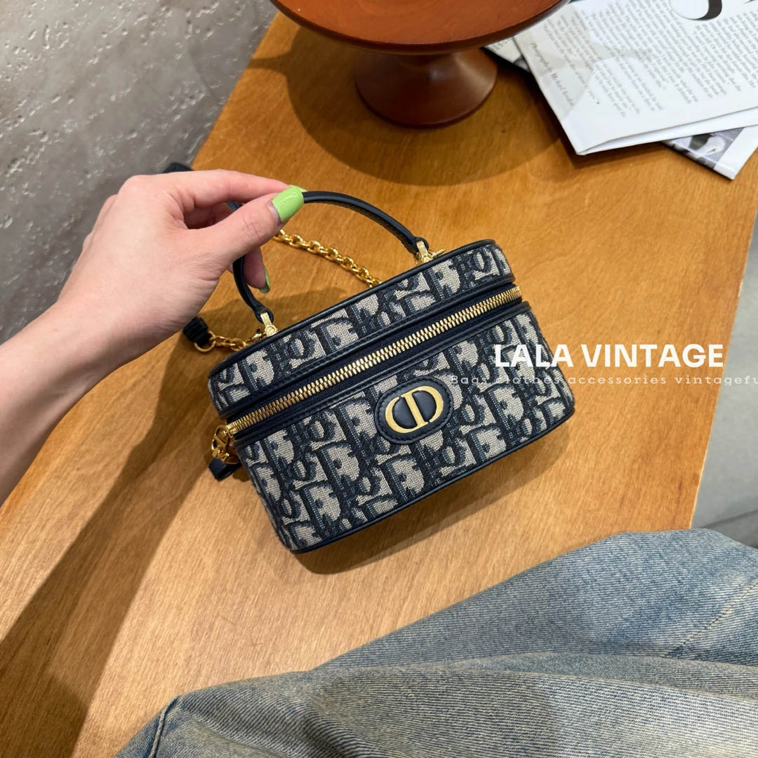 95新 DIOR/迪奥 dior老花化妆斜挎包
