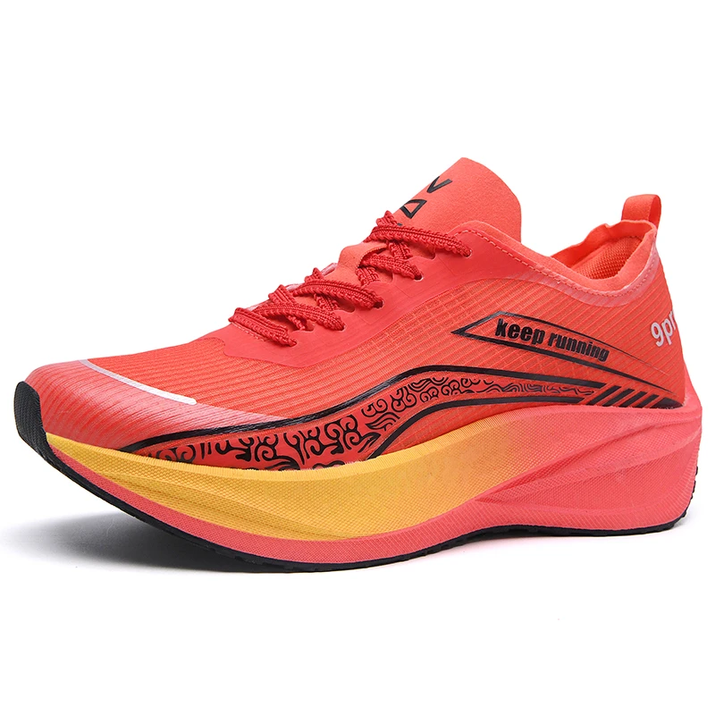 【八两专属】避震强缓冲高弹碳板训练体考马拉松透气跑步运动鞋-1