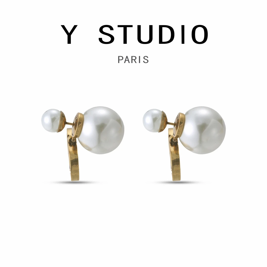 铜合金仿珍珠耳饰 【大妮专属】时尚猪鼻轻奢设计款耳钉