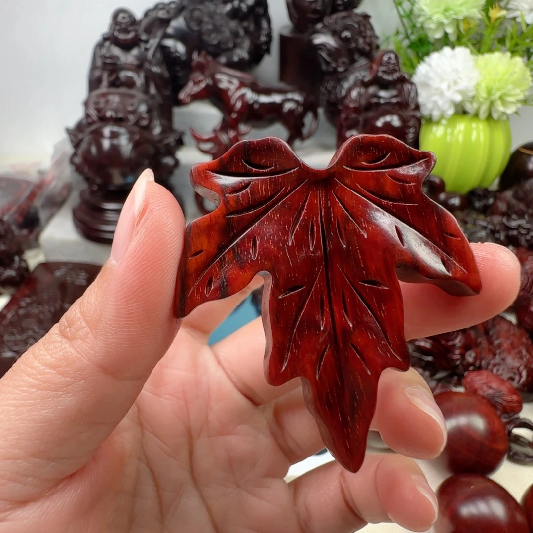 把件小叶紫檀枫叶