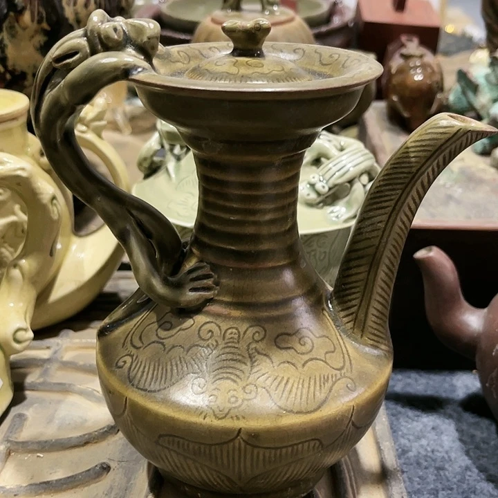 瓦当摆件摆件茶桌茶台莹***米