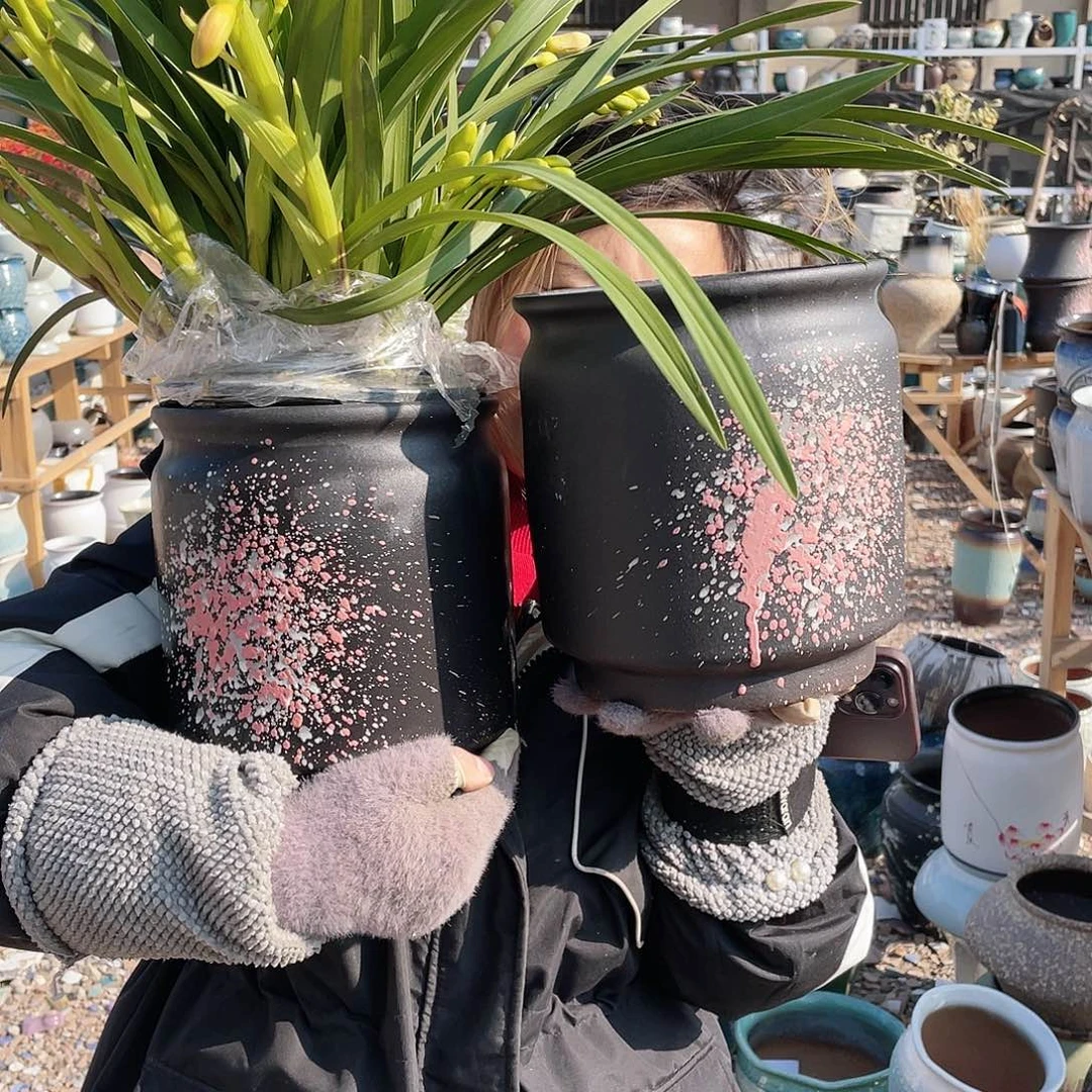 红陶两个好看的来看看咯