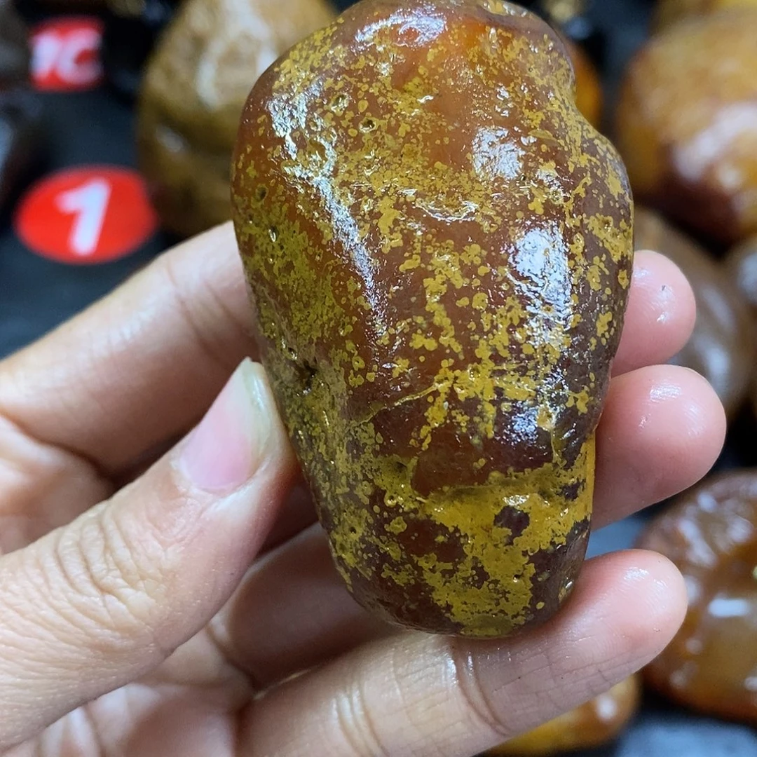 玛瑙/玉髓未镶嵌手把件