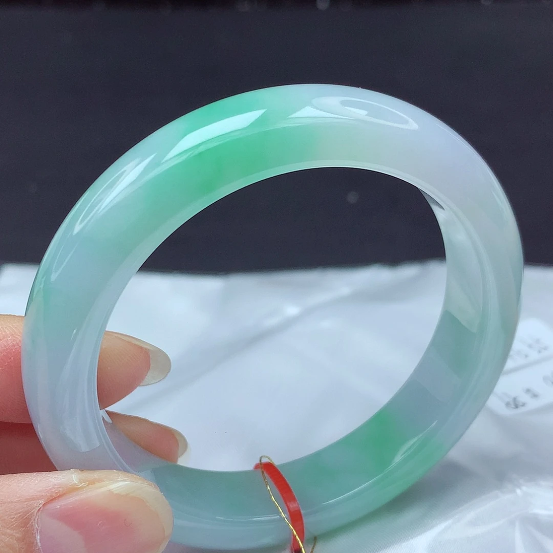 未镶嵌手镯翡翠55圈655
