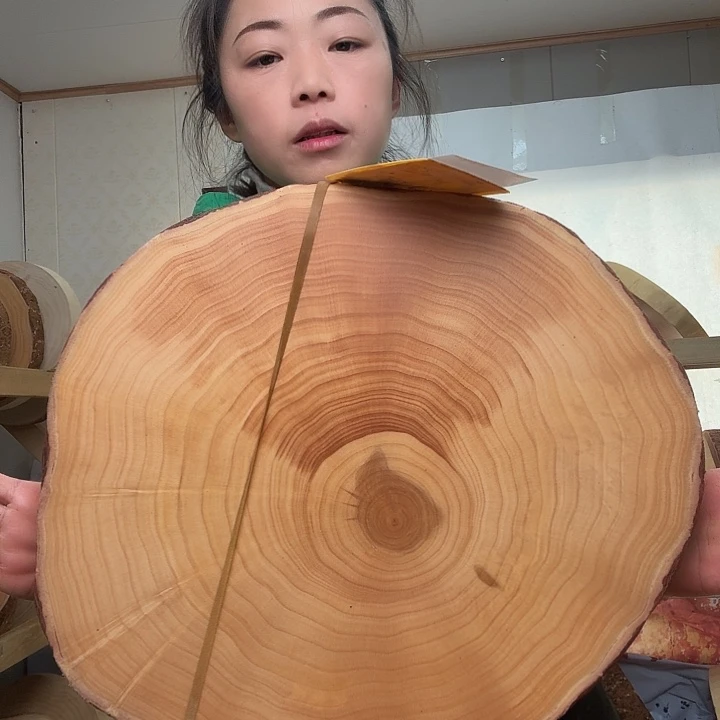 木银杏树菜板整木整切