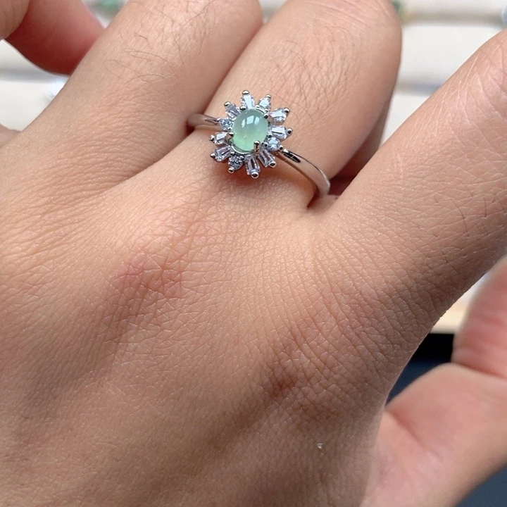 翡翠未镶嵌戒指戒指