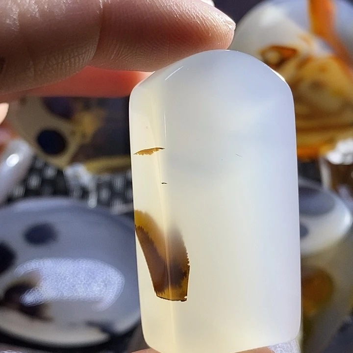 未镶嵌颈饰玛瑙/玉髓大***影