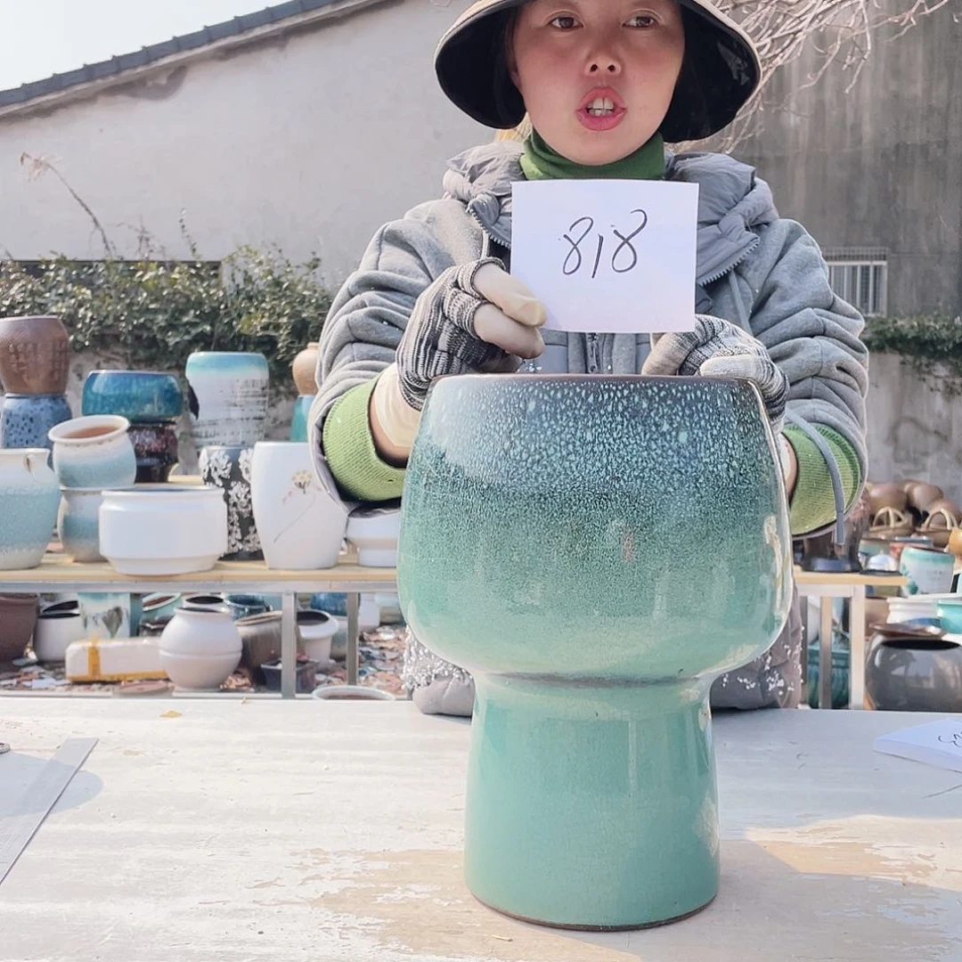紫砂花盆王嫂花盆直播0308-818