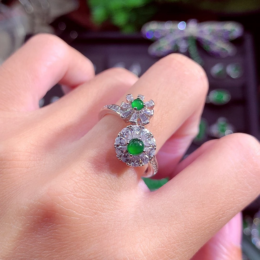 颈饰未镶嵌翡翠天然