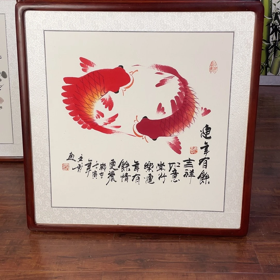 国画带框尺寸63*63厘米