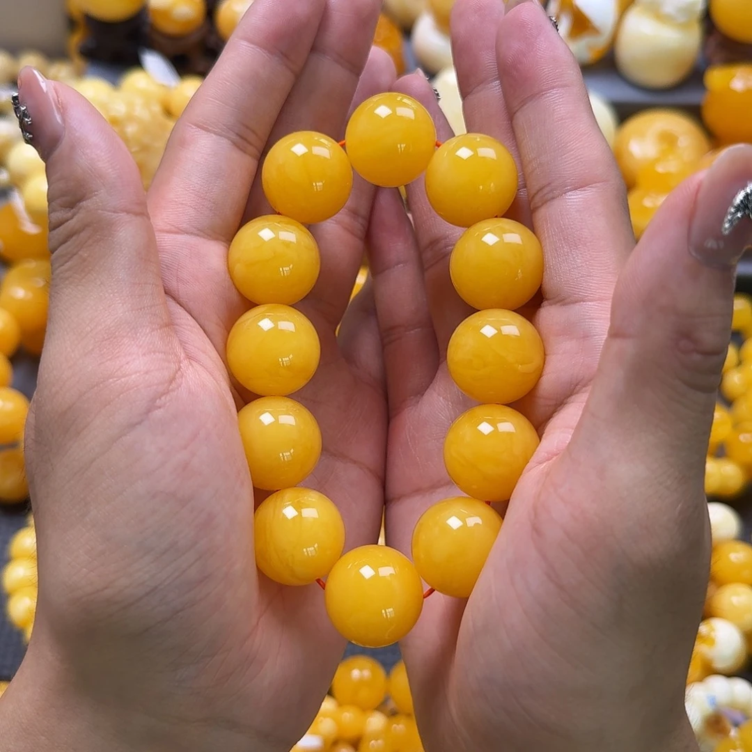 未镶嵌蜜蜡珠宝奇石同料20mm