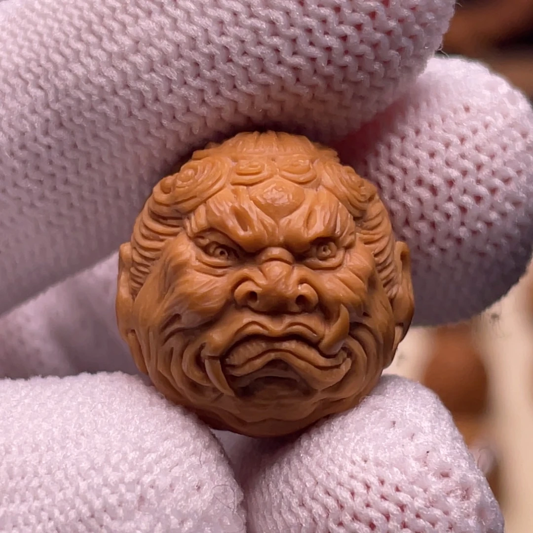 猴头核桃吊坠顶工御龙冥王18.5