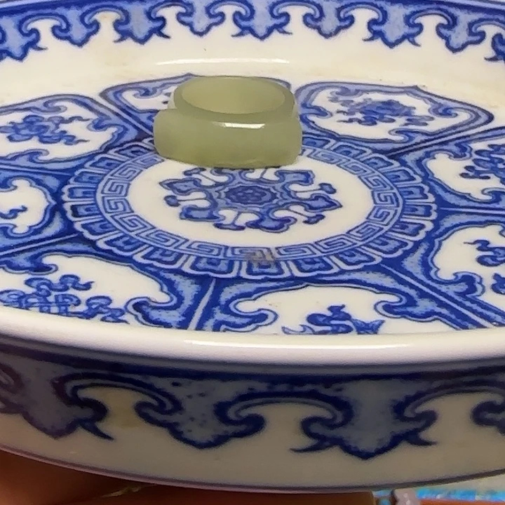 用***3陶摆件器物之美青花手绘