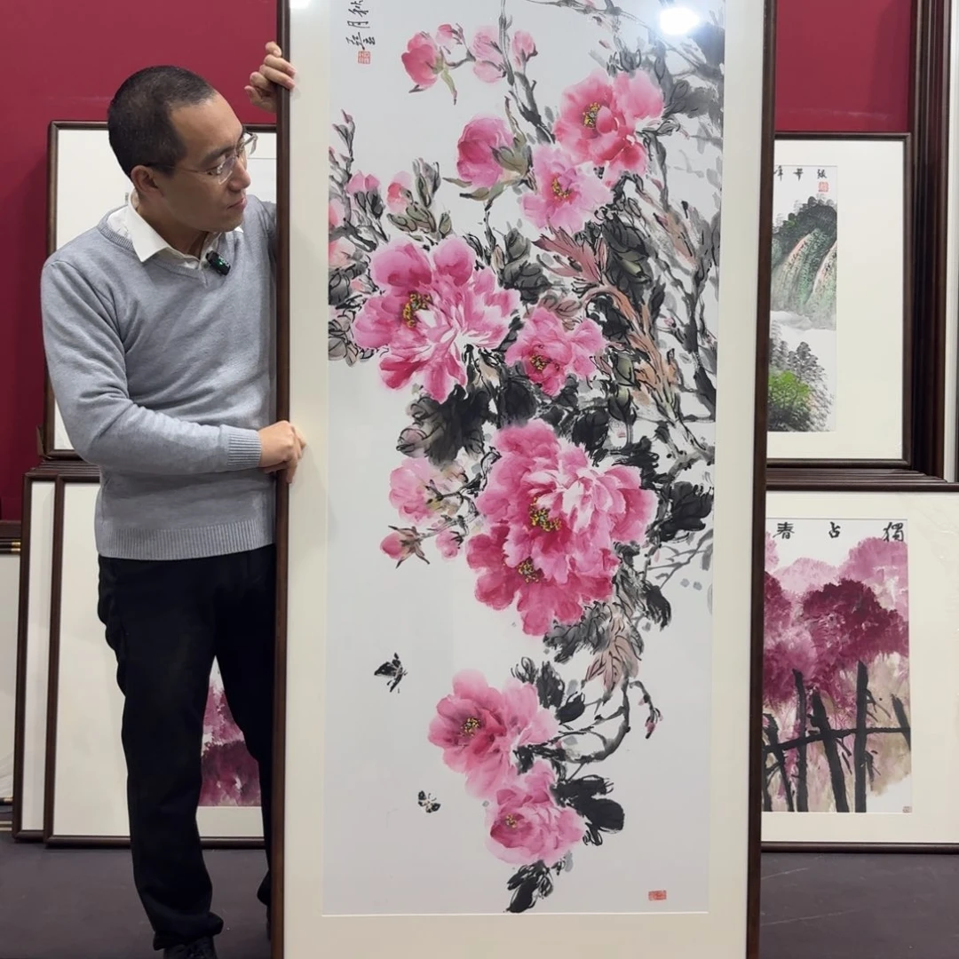 国画手绘作品210/80