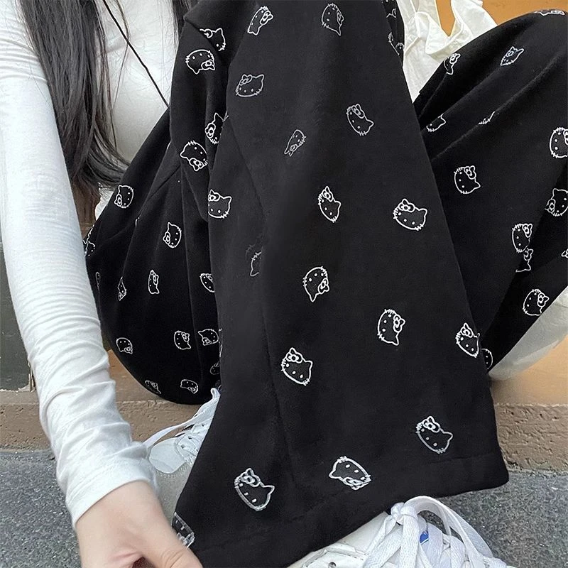 现货孕妇裤2025新款阔腿春装慵懒直筒裤宽松产后可穿抽绳裤子春夏