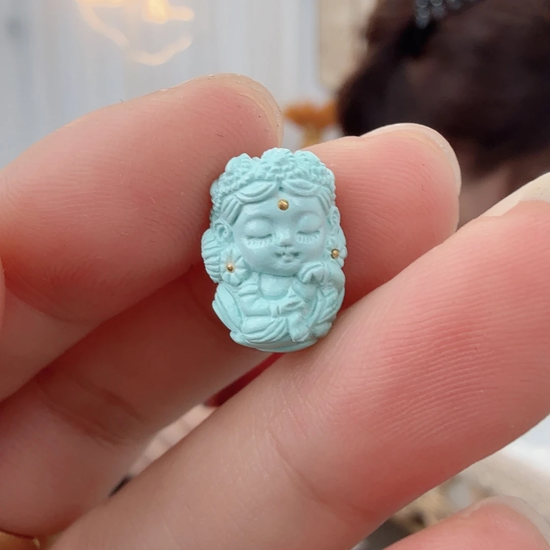 绿松石未镶嵌珠宝半成品