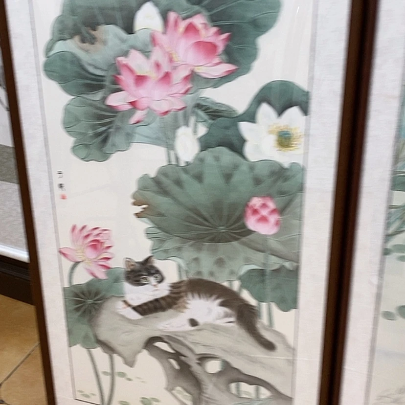 【闪购商品】国画手绘国画工笔带框125.65