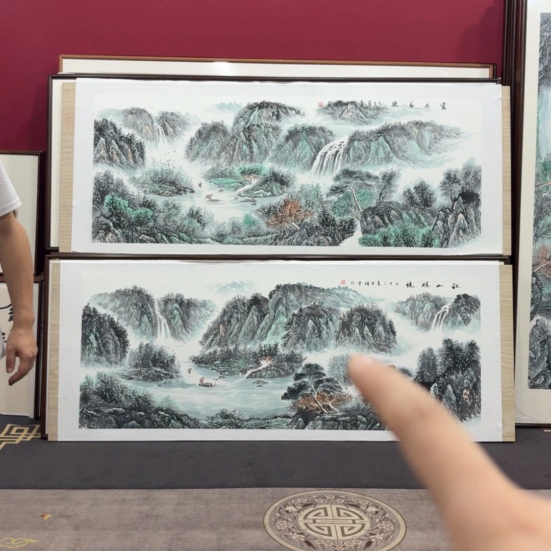 韬***韬国画带框210/80尺寸