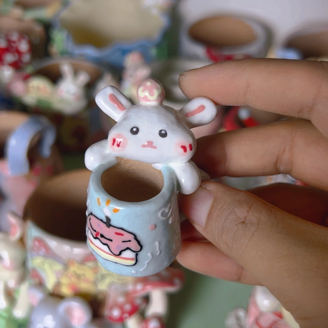 老梧家的手工多肉花盆