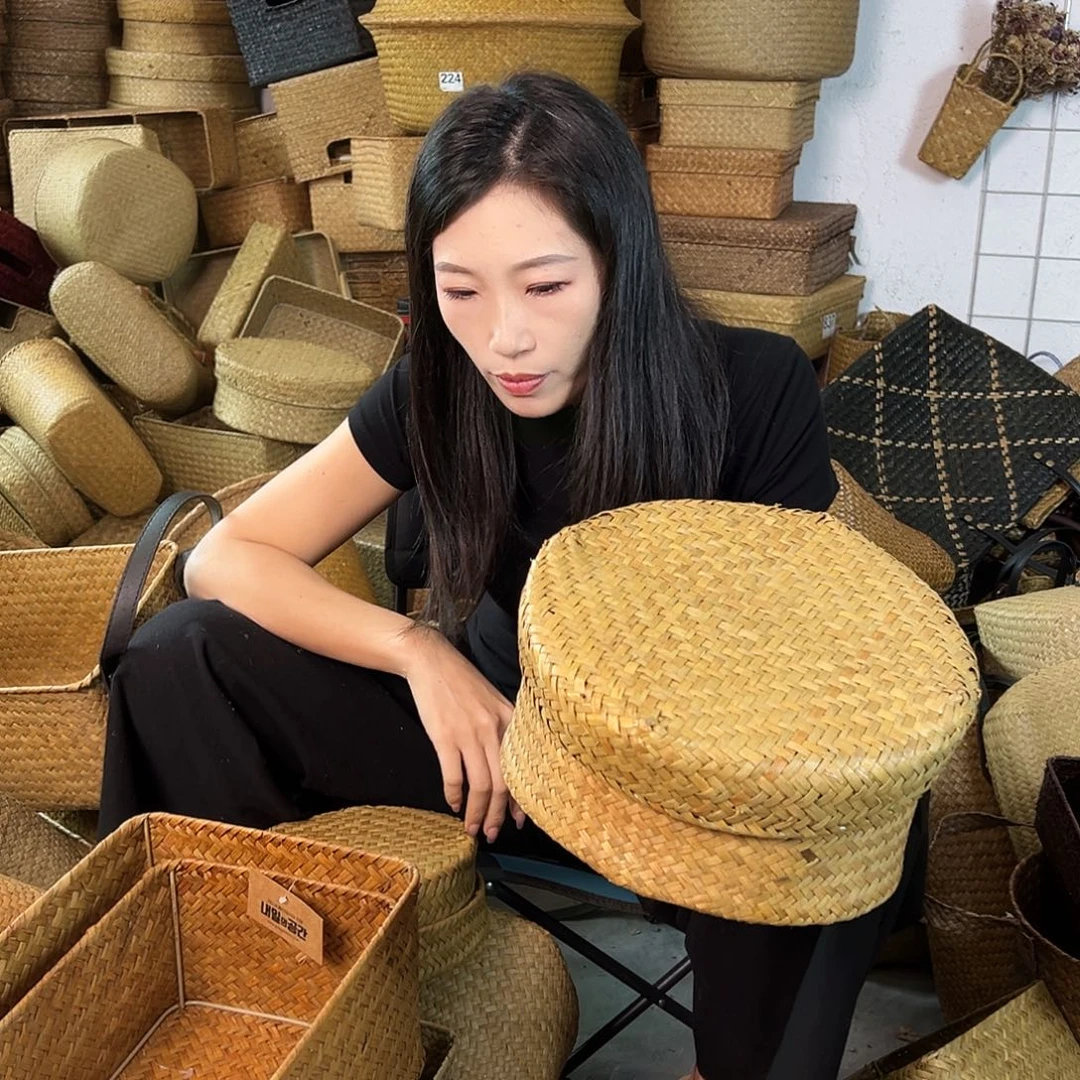 编织带草编包/草编收纳盒微瑕疵