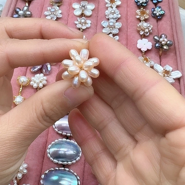淡水珍珠珍珠银S925镶嵌