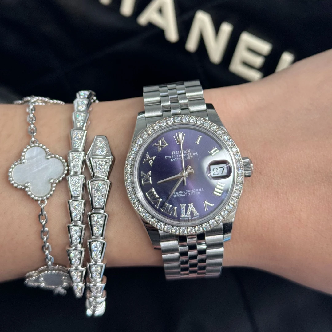 99新 Rolex/劳力士 女装日志/m278384rbr-0030/表径31mm