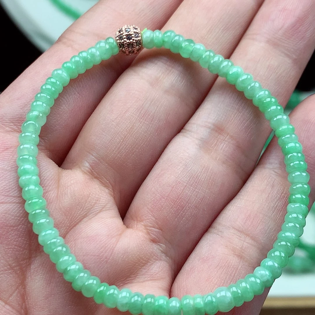 未镶嵌手链翡翠翡翠