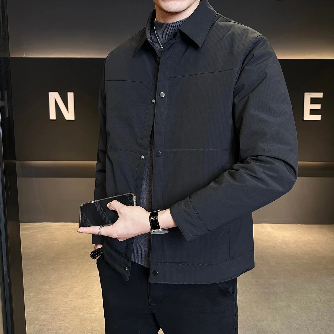 霍罗哈芬HOROHUVEN羽绒服外套男款冬季新款潮流夹克短款保暖上衣