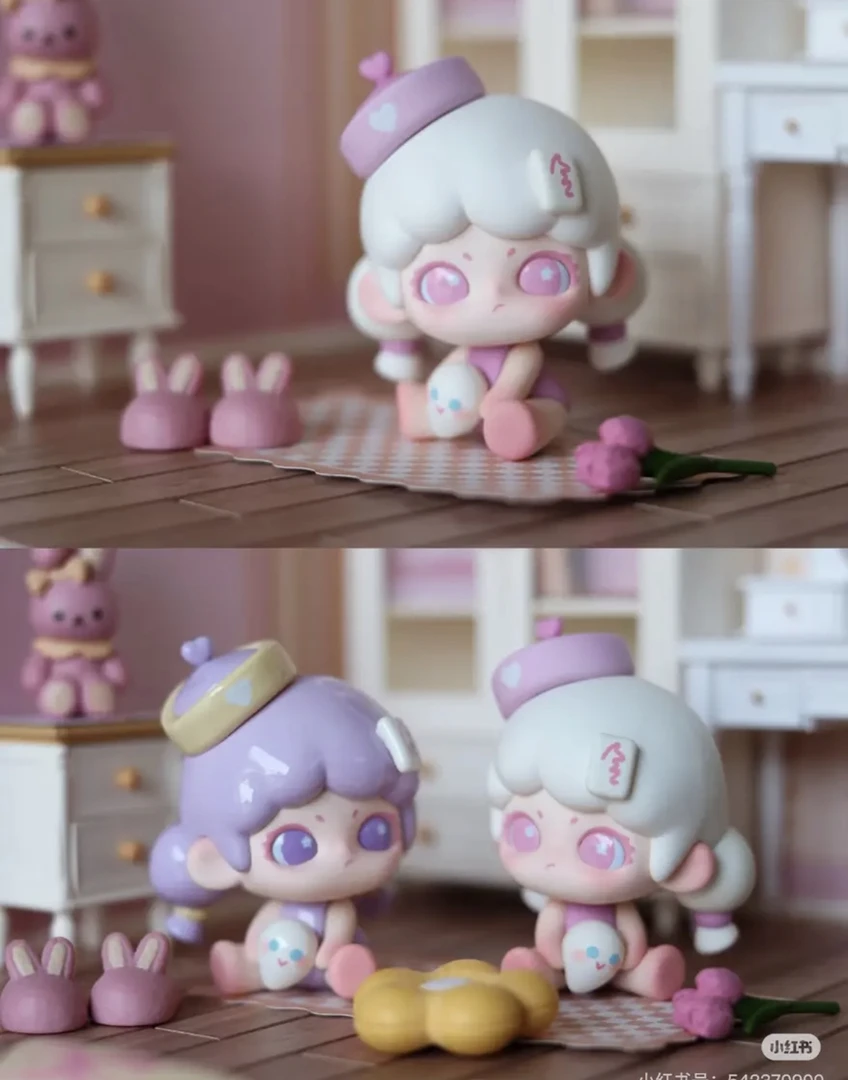 【代拆】新款LULu自由色彩mini盲盒展 会潮玩