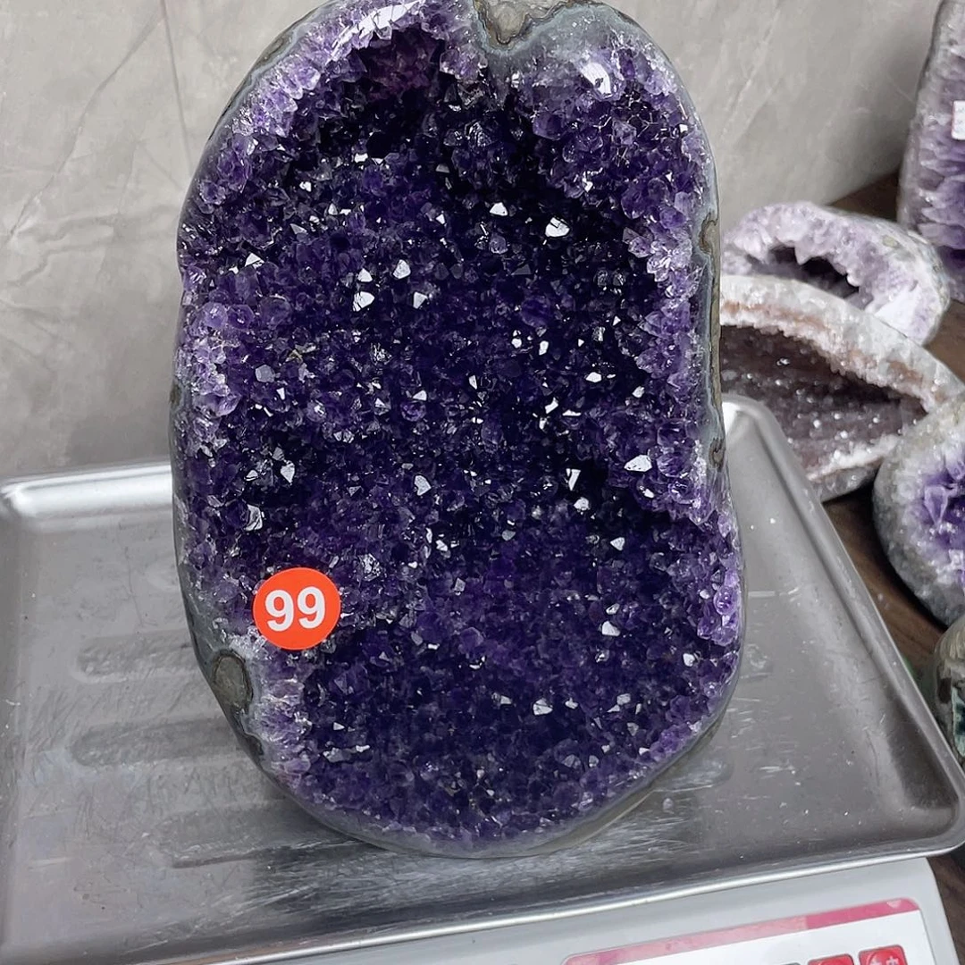 未镶嵌紫晶大型摆件（非配饰）八*