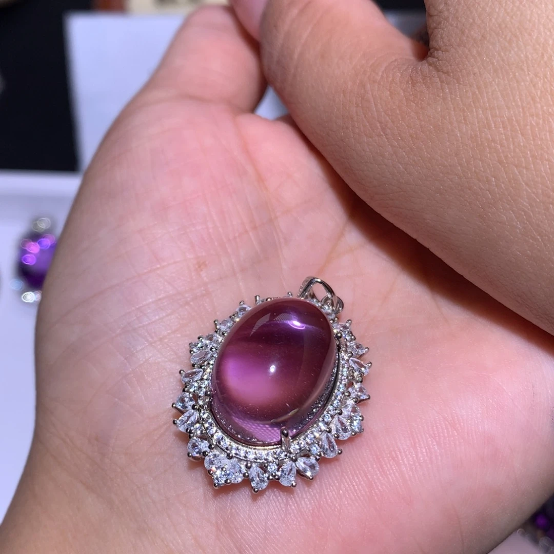 【闪购商品】水晶戒指银S925镶嵌美*t戒指