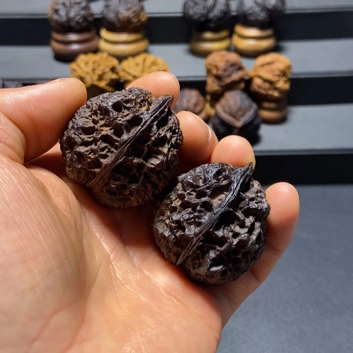 文玩核桃把件B三星堆38mm