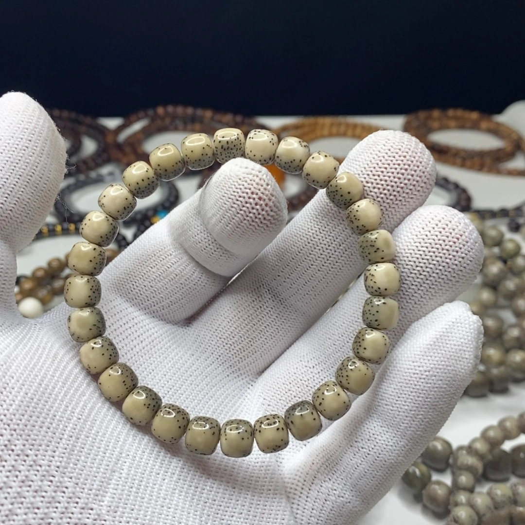 C***a星月菩提手串星月菩提8x7河豚