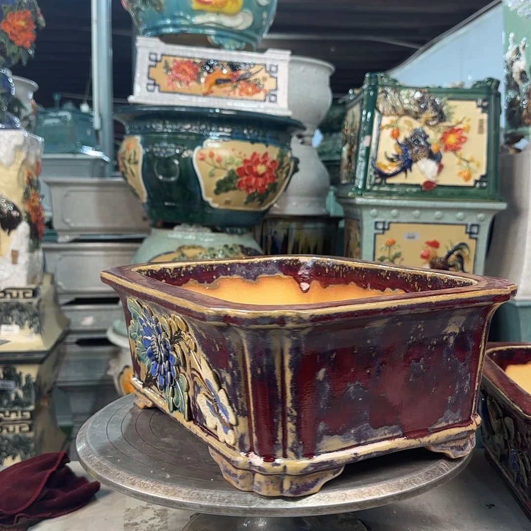 红陶沙**洲岭南100,000花盆