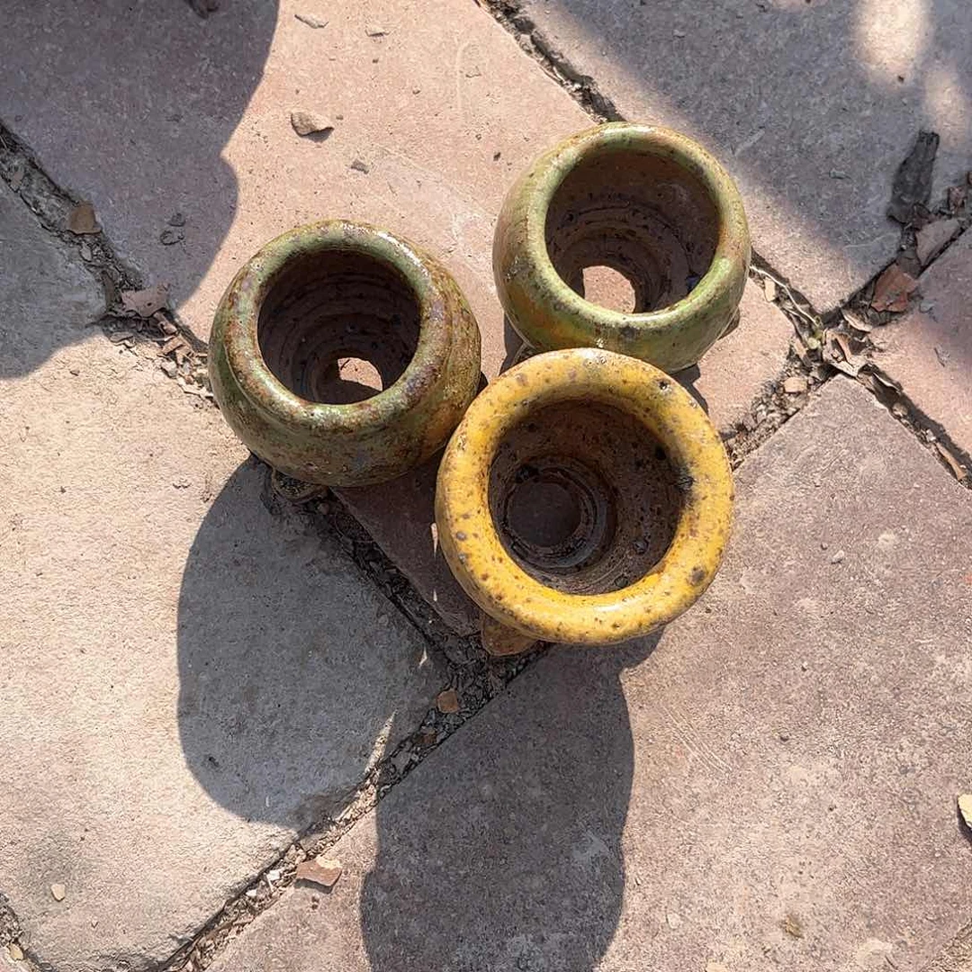 泥塑A*y古镇炻陶花盆