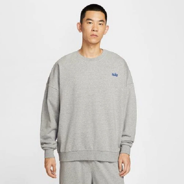 NIKE/耐克官方正品灰色圆领卫衣百搭舒适男子 IB8360-063
