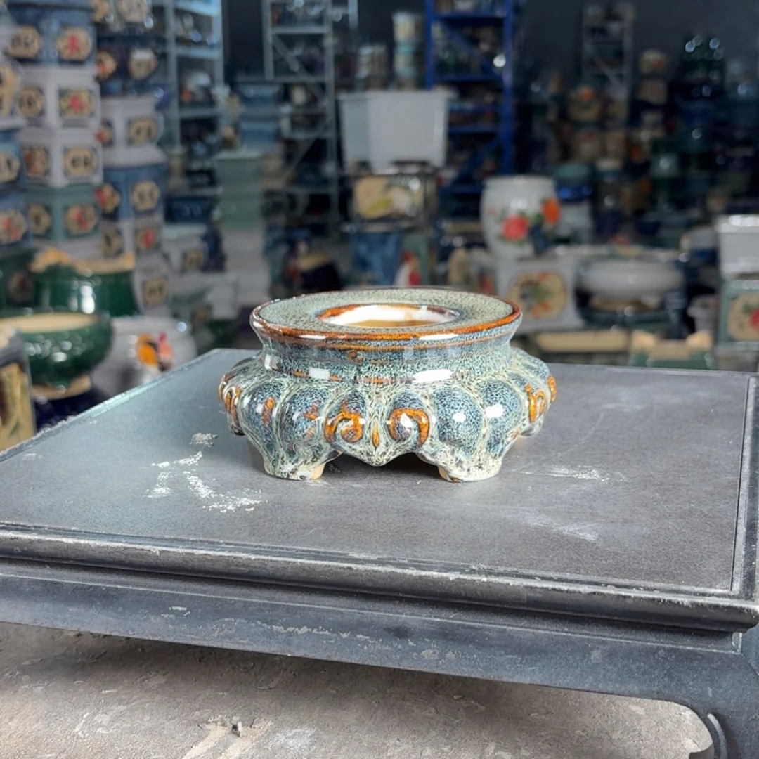 一风堂石湾花盆 面宽11