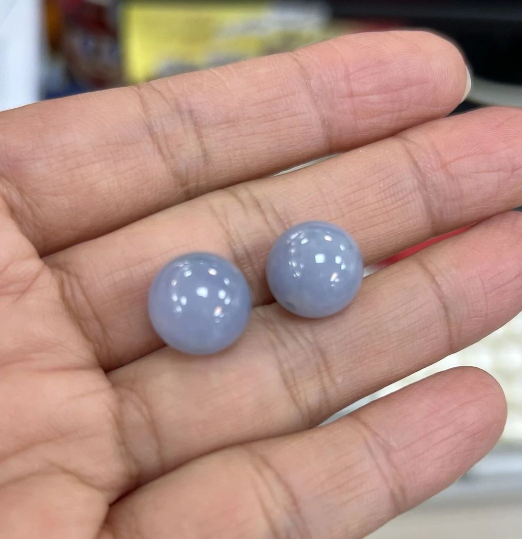 2.13紫罗兰圆珠天然翡翠A货